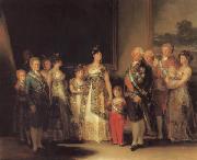 Francisco de goya y Lucientes The Family of Charles IV Norge oil painting reproduction